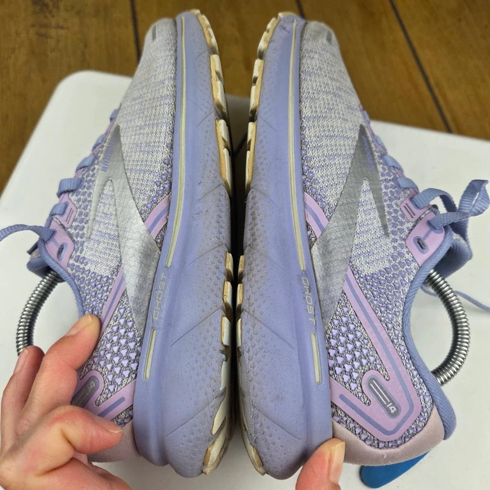 Brooks Ghost 14 Womens Running Shoes Purple Lavender 1203561B566 Size 6.5 B